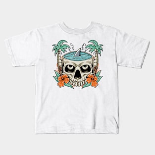 Skull Tropical Kids T-Shirt